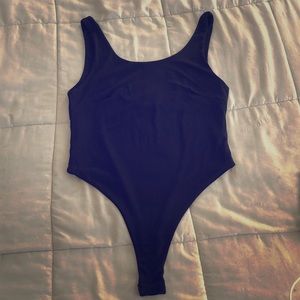 Sexy Black High Cut Bodysuit